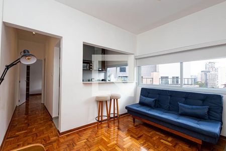 Sala de apartamento à venda com 1 quarto, 42m² em Bela Vista, São Paulo
