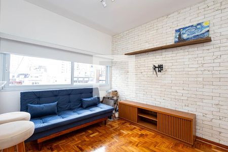 Sala de apartamento à venda com 1 quarto, 42m² em Bela Vista, São Paulo