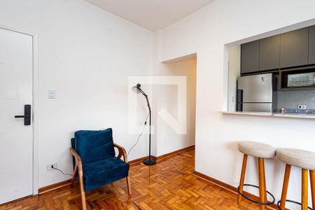 Sala de apartamento à venda com 1 quarto, 42m² em Bela Vista, São Paulo