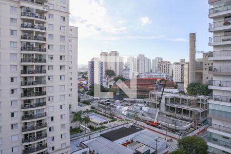 Vista da Sacada de kitnet/studio à venda com 1 quarto, 37m² em Pompeia, São Paulo