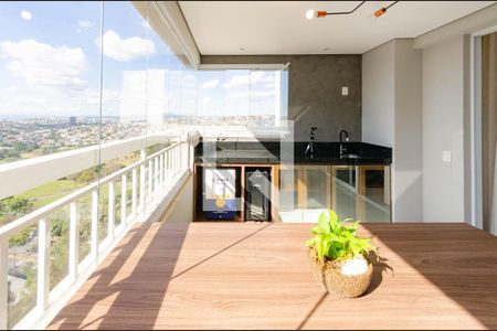 Varanda de apartamento para alugar com 3 quartos, 95m² em Alto Caiçaras, Belo Horizonte