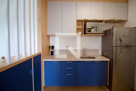 Cozinha de kitnet/studio para alugar com 1 quarto, 44m² em Pinheiros, São Paulo