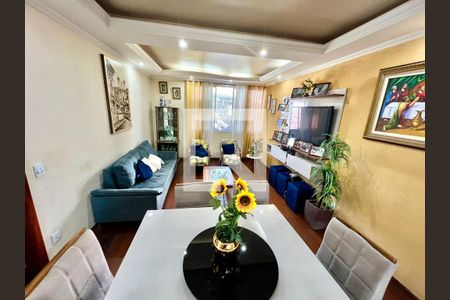 Sala de apartamento à venda com 3 quartos, 70m² em Santa Branca, Belo Horizonte