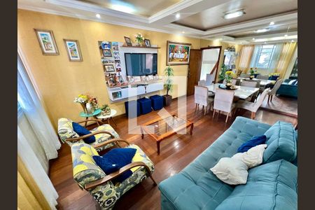 Sala de apartamento à venda com 3 quartos, 70m² em Santa Branca, Belo Horizonte