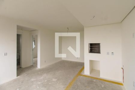 Sala/Cozinha de apartamento à venda com 2 quartos, 60m² em Centro, Canoas