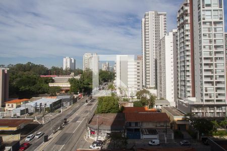 Vista da Varanda de kitnet/studio à venda com 1 quarto, 24m² em Santo Amaro, São Paulo