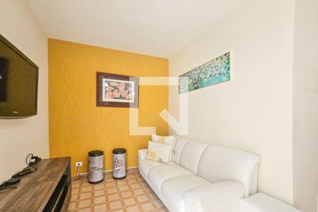 Sala de apartamento para alugar com 3 quartos, 80m² em Jardim Belmar, Guarujá