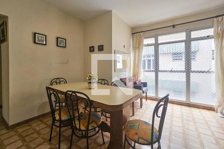 Sala de apartamento para alugar com 3 quartos, 80m² em Jardim Belmar, Guarujá