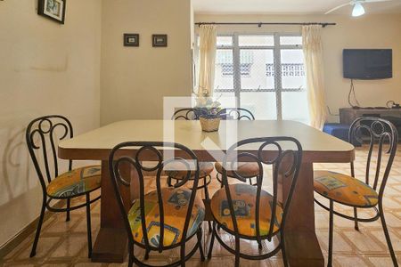 Sala de apartamento para alugar com 3 quartos, 80m² em Jardim Belmar, Guarujá