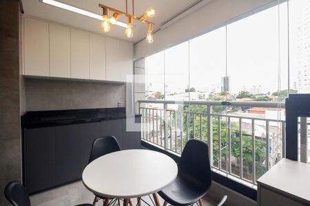 Varanda  de kitnet/studio para alugar com 1 quarto, 37m² em Cidade Mãe do Céu, São Paulo