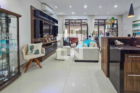 Sala de apartamento para alugar com 3 quartos, 125m² em Loteamento Joao Batista Juliao, Guarujá