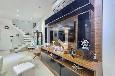 Sala de apartamento para alugar com 3 quartos, 125m² em Loteamento Joao Batista Juliao, Guarujá