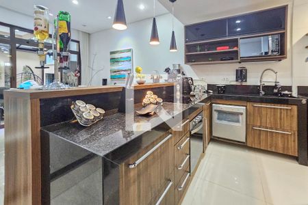 Cozinha de apartamento para alugar com 3 quartos, 125m² em Loteamento Joao Batista Juliao, Guarujá