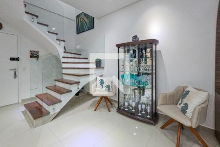 Sala de apartamento para alugar com 3 quartos, 125m² em Loteamento Joao Batista Juliao, Guarujá