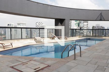 Área comum - Piscina de kitnet/studio à venda com 1 quarto, 28m² em Indianópolis, São Paulo