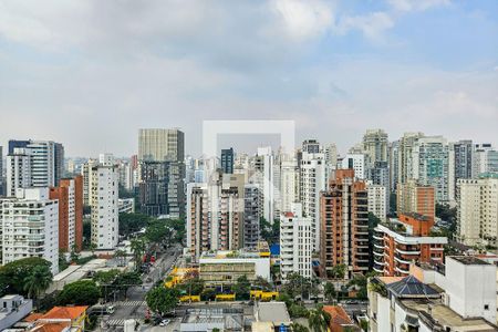 Vista da Varanda de apartamento à venda com 4 quartos, 195m² em Brooklin, São Paulo