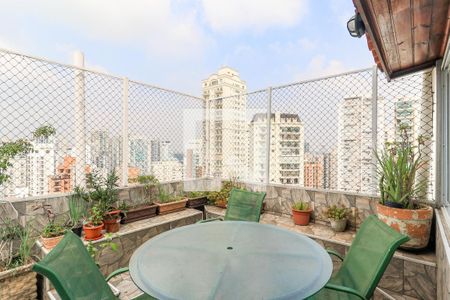 Varanda de apartamento à venda com 4 quartos, 195m² em Brooklin, São Paulo