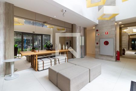 Área comum - Hall social de apartamento à venda com 1 quarto, 47m² em Vila Anglo Brasileira, São Paulo