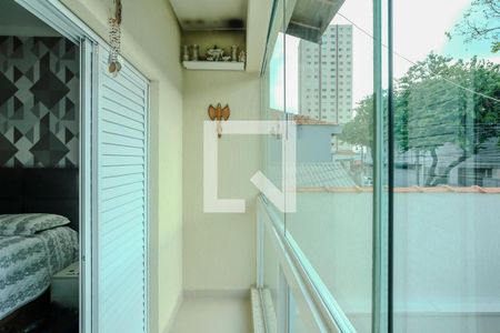 Varanda da suíte 1 de casa à venda com 3 quartos, 173m² em Santa Maria, São Caetano do Sul