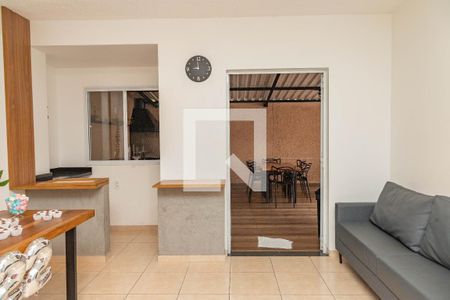 Hall social de apartamento à venda com 2 quartos, 46m² em Vila Nogueira, Diadema
