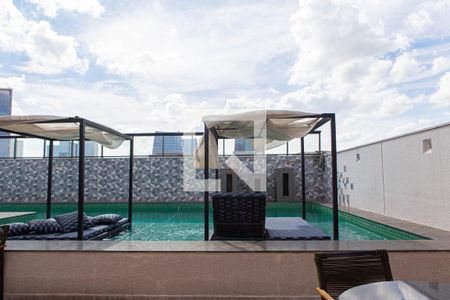 Área comum - Piscina de kitnet/studio para alugar com 1 quarto, 25m² em Vila Olímpia, São Paulo