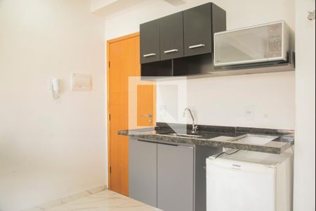 Cozinha de kitnet/studio à venda com 1 quarto, 26m² em São Judas, São Paulo