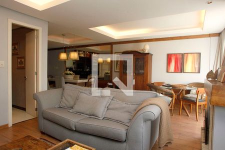 Sala de Estar de apartamento à venda com 1 quarto, 70m² em Bela Vista, Porto Alegre