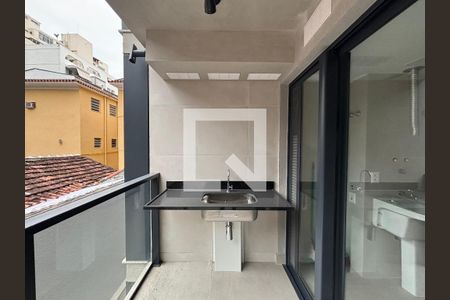 Varanda da Sala e dos quartos/Área de serviço de apartamento à venda com 3 quartos, 112m² em Botafogo, Rio de Janeiro