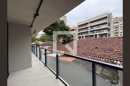 Varanda da Sala de apartamento à venda com 3 quartos, 112m² em Botafogo, Rio de Janeiro