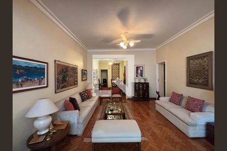 Sala de apartamento à venda com 3 quartos, 132m² em Leblon, Rio de Janeiro