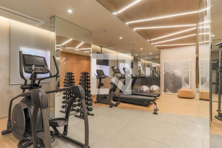 Área comum - Academia de kitnet/studio à venda com 1 quarto, 24m² em Campo Belo, São Paulo