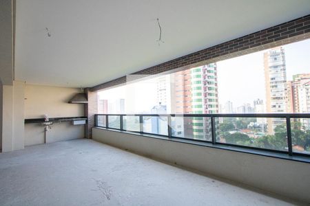 Varanda gourmet de apartamento à venda com 3 quartos, 178m² em Jardim, Santo André