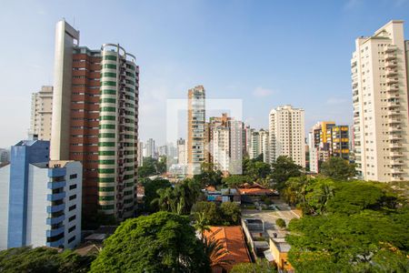Vista da varanda gourmet de apartamento à venda com 3 quartos, 178m² em Jardim, Santo André