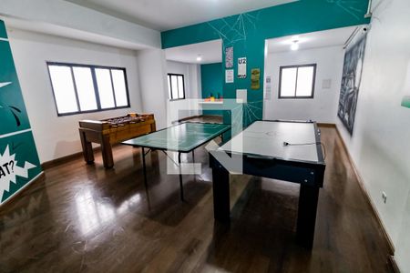 Área comum - Sala de Jogos de apartamento para alugar com 2 quartos, 65m² em Jardim Maria Rosa, Taboão da Serra