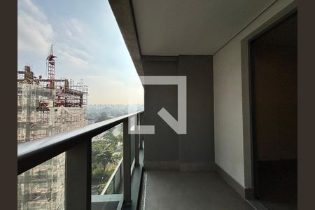 Varanda de apartamento à venda com 1 quarto, 44m² em Indianópolis, São Paulo