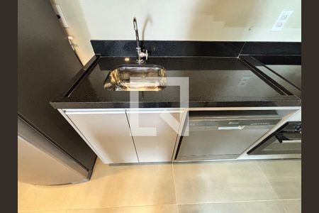 Cozinha de apartamento à venda com 1 quarto, 44m² em Indianópolis, São Paulo
