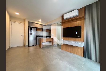 Sala/Cozinha de apartamento à venda com 1 quarto, 44m² em Indianópolis, São Paulo