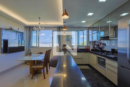 Sala de Jantar de apartamento à venda com 3 quartos, 184m² em Monsenhor Messias, Belo Horizonte