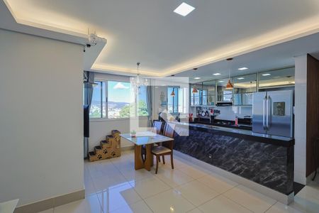 Sala de Jantar de apartamento à venda com 3 quartos, 184m² em Monsenhor Messias, Belo Horizonte
