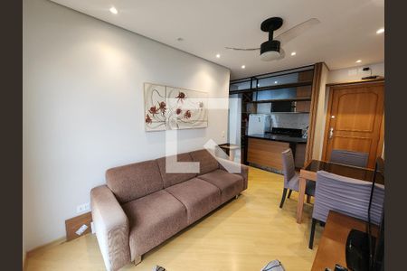 Sala de apartamento para alugar com 1 quarto, 40m² em Indianópolis, São Paulo