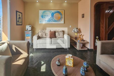 Sala de apartamento para alugar com 3 quartos, 190m² em Barra Funda, Guarujá