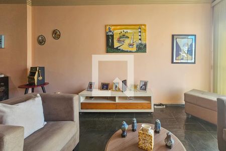 Sala de apartamento para alugar com 3 quartos, 190m² em Barra Funda, Guarujá