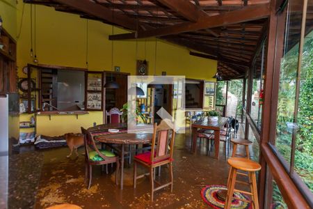 Varanda da Sala de casa de condomínio à venda com 6 quartos, 420m² em Arvoredo, Nova Lima