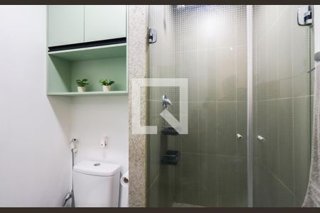 Banheiro de kitnet/studio para alugar com 1 quarto, 20m² em Santa Paula, São Caetano do Sul