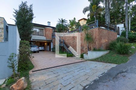 Fachada de casa de condomínio à venda com 4 quartos, 447m² em Parque Jatibaia (sousas), Campinas