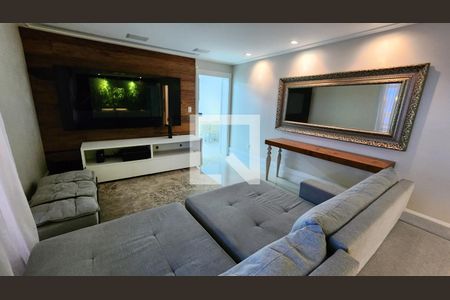 Sala de apartamento para alugar com 4 quartos, 201m² em Embaré, Santos