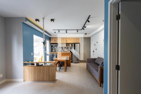 Sala de apartamento para alugar com 1 quarto, 57m² em Barra Funda, São Paulo