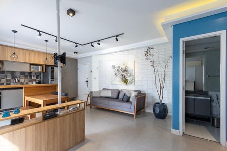 Sala de apartamento para alugar com 1 quarto, 57m² em Barra Funda, São Paulo