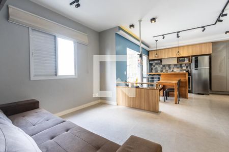 Sala de apartamento para alugar com 1 quarto, 57m² em Barra Funda, São Paulo