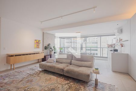 Sala de apartamento à venda com 3 quartos, 124m² em Jardim Paulistano, São Paulo